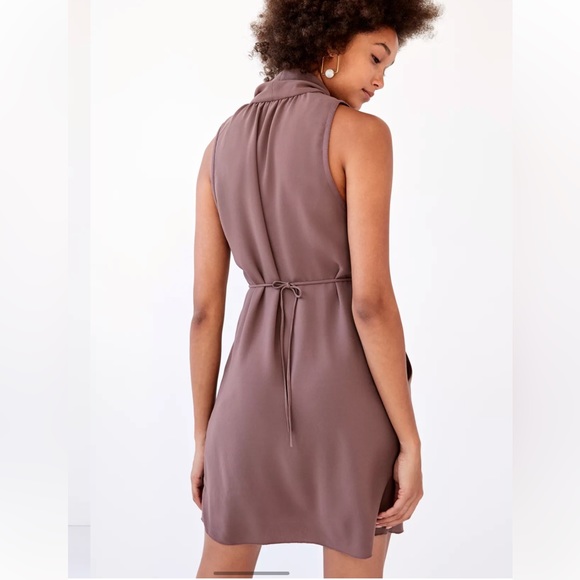 Wilfred Aritzia Sabine Dress Sleeveless Lined Purple Sz S - Picture 2 of 14